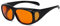 eyekepper Lunette anti lumiere bleue 100% homme femme, lunettes gaming, teinte orange, anti-uv, anti-eblouissement, adapté aux ecran pc tablette smartphone tv, montures noir