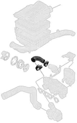 Borg & Beck BTH1418 Turbo Hose To Fit VAG Golf Vento Passat 1 9TD