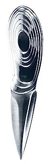 Point-Virgule couteau à huîtres professionnel avec poignée en inox, ustensile de cuisine, 15.5cm