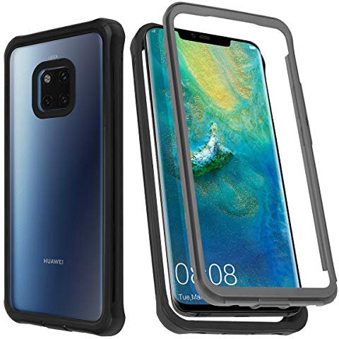 AICase Schutzhülle für Huawei Mate 20 Pro, Militärqualität, Rundumschutz, stoßfest, mit integriertem Displayschutz für Huawei Mate 20 Pro