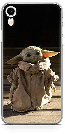 ERT GROUP Handyhülle für Apple iPhone XR Original und offiziell Lizenziertes Star Wars Muster Baby Yoda 001 optimal an die Form des Handy angepasst, hülle aus TPU