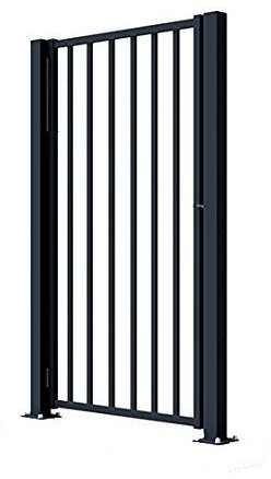 ADAPTTA.COM Porte piscine barre horizontale Noir
