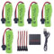 ZYGY 5PCS 3.7V 500mah Lithium Battery with 5 in 1 Charger for DE35 DE38 DE40 DE50 TB202 TB201 TM201 TM202 TC141 DE44 DE55 TS201 TD202 TD161 Remote Control Car Toy Car Battery