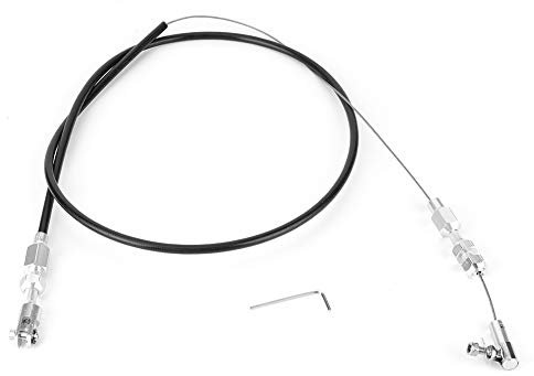 Universal Throttle Cable,36in Throttle Cable Universal Replacement Fits for / 350 302 SBC (Black)