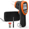 Infrarot Thermometer, Laser Temperaturmessgerät Digital IR Pyrometer -58℉~2732℉ mit Alarmfunktion, D:S=30:1, Einstellbarer Emissionsgrad Berührungslose Temperaturmessgerät für Gusseisen/Industrie