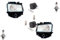 Johns, Scheinwerfer passend für VW Transporter T4 96-03 Leuchtmitt. Li. Re + Stellmotor
