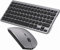 Bluetooth Keyboard & Mouse Set, Slim for Windows 10, 11, iPad, Android, PC, iPhone, iPad (iOS 13 and Above) Wireless Desktop Keyboard and Mouse, Easy to Connect
