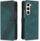 YIRRANZD Coque pour Samsung Galaxy Z Fold 5, Étui Housse Protection en Cuir PU [Pochette de Portefeuille] [Magnétique], Antichoc Etui à Rabat pour Samsung Z Fold 5 (Vert)