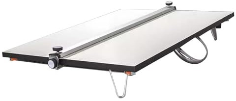 Cashwise A2 Zeichenbrett, 60x45 cm leicht einstellbares Entwurfs- und Architektur -Tool mit parallelem Herrscher und ergonomischem Traging -Griff für Studenten und Fachleute Zeichnungsbrett