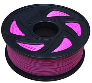 Filament d'imprimante 3D PLA, dimensionnel 1,75 Mm 1KG(2,2lbs), Filament de stylo 3D à faible odeur, résistance chimique (Color : Rose)