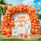 Roxistar Luftballons Orange, 143 Stück 5 10 12 18 Zoll Orange Helium Latex Luftballon Ballonbogen Girlande Kit für Männer Frauen Jungen Geburtstag Party Halloween Hochzeit Picknick Brautdusche Deko