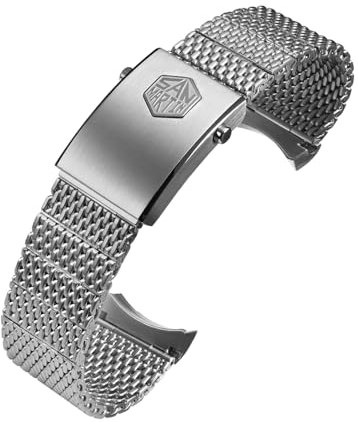 NIADI San Martin Mesh Milanaise-Armband Edelstahl Uhrenarmband passend für SN0008/SN0054/SN0109/SN0128/SN0135