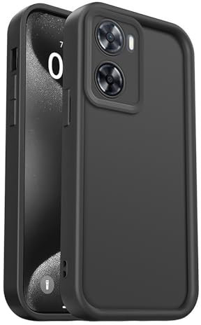 PanXCase Funda para OPPO A57 4G / OPPO A57s 4G / OPPO A77 4G - Carcasa Silicona Delgada Suave Ligera Elegante Diseño, Protección Cámara Antichoque Antiarañazos Cover (Negro)