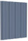 Ailgely 36 STK. Dachpaneele Dachpfannen Profilblech Trapezblech Dachblech Stahlblech Trapezbleche Dachplatten Metallblech Dach Platten Verzinkter Stahl Grau 60x45 cm