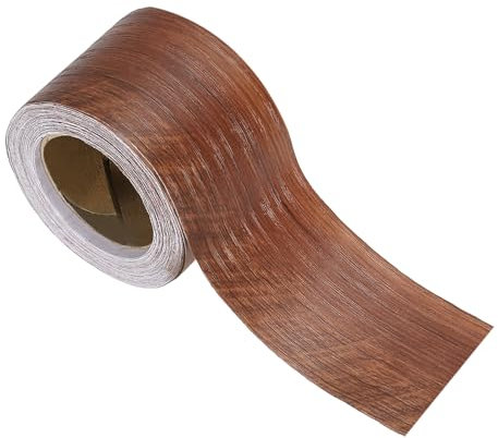 PATIKIL Wood Grain Repair Tape 2in x33ft, Self Adhesive Realistic Textured Repair Tape Patch for Floor Door Table Cabinets Desk, Sequoia