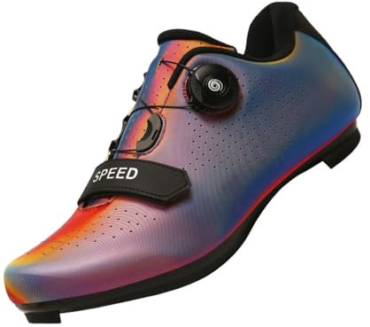 Treer 2024 Fahrradschuhe Herren Rennradschuhe Damen SPD Schuhe Rennrad Schuhe Mountain Road Bikes Schuh Kompatibel 36EU-47EU Outdoor Radschuhe Fahrrad Indoor Spin