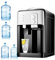 WHRAOY Desktop-Wasserspender (elektrisch), Einfache Bedienung, 3 in 1 (kaltes, Heißes Eiswasser), Super-Stummschaltung + Doppelte Temperaturregelung, Für Das Heimbüro (für 4,5–20 L Eimer),A