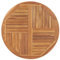 Sufrk Tischplatte Schreibtischplatte Table Top Gartentischplatte Tischplatte Massivholz Teak Rund 2,5 cm 90 cm