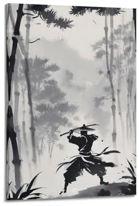 XFUHB Chinesisches Kung-Fu-Kunstwerk-Poster, Kampfkunst mit Schwert, Trainingsposter, dekorative Malerei, Leinwand, Wandposter und Kunstdruck, moderne Familienschlafzimmer-Dekoration, Poster, 30 x 45