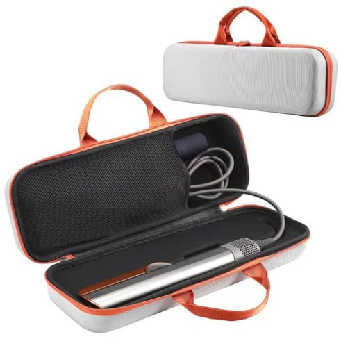 Custodia rigida in EVA per piastra e piastra per capelli, antiurto, custodia da viaggio per A-i-rstrait HT01 (grigio)