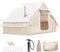 Inflatable Camping Tent with Chimney Opening & skylight, 2-8 Person Tent Outdoor with Air Pump, 4 Season Waterproof Oxford Cloth Quick Build Inflatable (With chimney opening, 120 * 80 * 80)