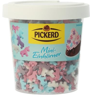Pickerd Mini-Einhörner bunte Dekor Streusel 80g