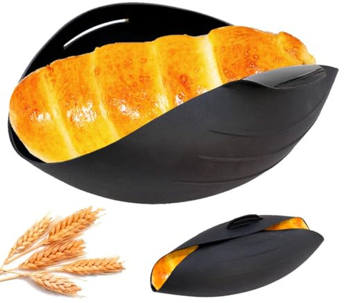 BLLREMIPSUR Silicone Loaf Tin Round Bread Tins Baking Mould Microwave Vegetable Steamer for Homemade Bread, Baking Cake