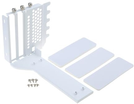 jiingekk Support de montage pour carte graphique PCIE3.0 X16 Support vertical GPU Positionnement flexible Câble d'extension PCIE3.0 en option