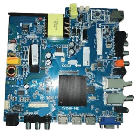 BCHGTRDR 4-Core Smart Network WiFi TV Motherboard Zubehör, CV358H-T42 37–42 V 600 MA Oder 65–100 V 450 MA Motherboard Ersatzteile(45W2TNOSDNOCI 200V)