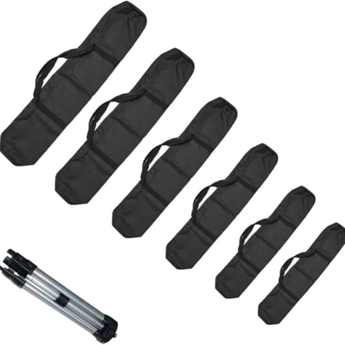 NMJHEVX Stativ Tragen Handtasche, 75-130cm Nylon Stativ Set Lampe Halter Tasche, Kamera Stativ Fotografie Tasche, Wie abgebildet, Kompakt Schwarz (80 * 20CM)