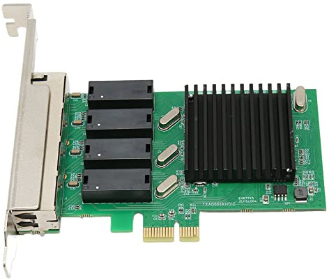 BONKZEBU PCIe-Netzwerkkarte 10 100 1000 Mbit/s NIC-Controller mit Wake-on-LAN für Computerservergeräte, PCIe-LAN-Karte für Server 2008