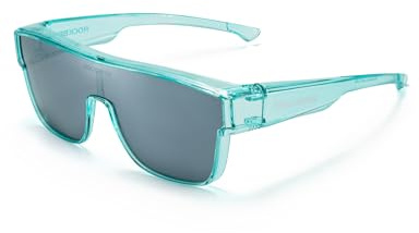 ROCKBROS Überzieh Sonnenbrille für Herren Damen, Polarisierte Fahrradbrille über Brillenträger UV400 Schutz, Sportbrille Blendschutz für Outdoor-Sport Radsport Laufen Autofahren Angeln Reisen