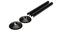 Talon Snappit Radiator Pipe Covers & Collars - BLACK