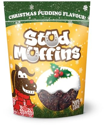 GHG Stud Muffins LIK0725 Xmas Puddding Geschmack, 15 Stück