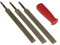 RocwooD 3 x Flat File For Chainsaw Saw Chain 150MM & Handle To Sharpen Depth Gauge