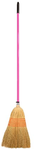William Hunter Red Gorilla Corn Broom Hot Pink