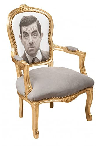 Biscottini Baroque armchair 100x65x63 cm | Louis XVI Mr. Bean chairs | funky armchairs | Special style armchairs | Baroque chair | Louis chairs