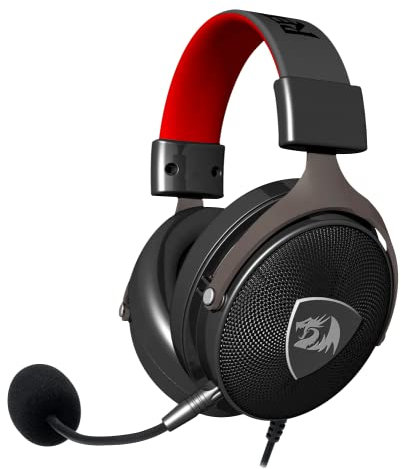 Redragon H520 Icon Wired Gaming Headset, 7.1 Surround Sound - Memory Foam Earpads - 50MM Drivers Headphone- Detachable Microphone with Pro Driver - Works with PC, PS4/3 & Xbox One/Series X, NS