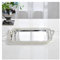 Hjunisshkm Piatto Torta in Metallo Europeo in Rilievo Vassoio Quadrato Piatto Piatto Piatto Piatto Torta a Forno Ktv. Forniture di Nozze ahgzc (Color : Silver)