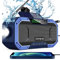 Libovgogo DF-580B Notfall-Radio Tragbares AM/UKW Solar-Kurbelradio mit Taschenlampe LED-Leselampe Solar-Panel 5000mAh Powerbank Outdoor Camping Dynamo-Radio