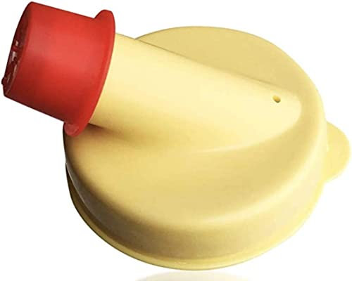 Jartastix Pour Spout for glass milk bottles - 48mm Diameter Bottle Lids That Fit Perfectly Stanpac & Libbey Milk Glass Bottles. Reusable, Long-Lasting and Easy to Clean Bottle Caps (4 Pack)