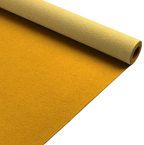 Primaflor Event-Teppich Meterware Podium - Curry, Viele Farben, Rutschfester Gangläufer, Schwer Entflammbarer Hochzeits-Läufer, B1 Messeteppich, MUSTERSTÜCK