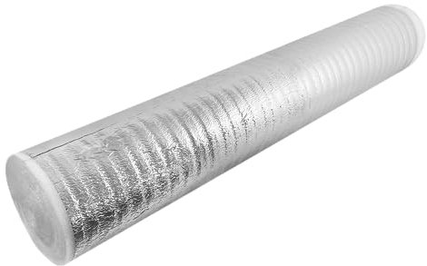 Aislante Térmico Reflexivo Aluminio y Espuma por metros | Aislante Acústico y Térmico Coche, Viviendas, Caravanas, Buhardillas, Ventanas, Conductos Ventilación (60 cm x 5 m)