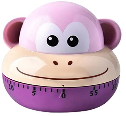 Cartoon-Tier-Küchentimer, Mechanischer 60-Minuten-Countdown-Timer Für Kinder, Niedlicher Digitaler Ofentimer, Manuelle Timer-Erinnerung, Küchenhelfer Zum Kochen, Backen, Lernen, Innendekoration