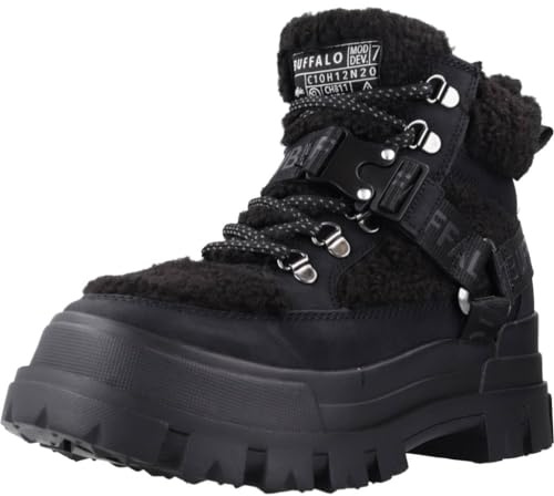 Buffalo Aspha COM Mid Warm Frauen Sneaker high schwarz Streetwear