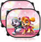 YOILIK Sonnenschutz Auto Baby, Seitenvorhänge, 2 Stück 43x36 cm Saugnapf Sonnenblende Kinder Auto Fenster Sonnenschutz, Rosa, Kindergerecht, Für alle Fahrzeugtypen