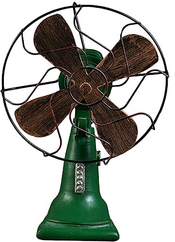 Cabilock Decorative Resin Table Fan Retro Desktop Ornament Home Decor Fan Shaped Adornment