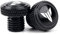 ZESIDIMO M10 * 1,25 Spiegel Lochstopfen Schrauben Bolzen CNC Motorrad Zubehör Spiegelschrauben Für Yamaha MT 07 09 10 MT07 MT09 SP MT10 FZ09 FZ07 (Schwarz)