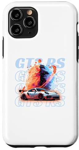 Hülle für iPhone 11 Pro GT3 RS Text Auto Astro Space JDM Japanische Grafik