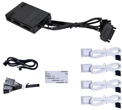 Lian Li UNI Fan SL Infinity SL-INF 120 RGB L-Connect 3 Fan Controller Kits (White)